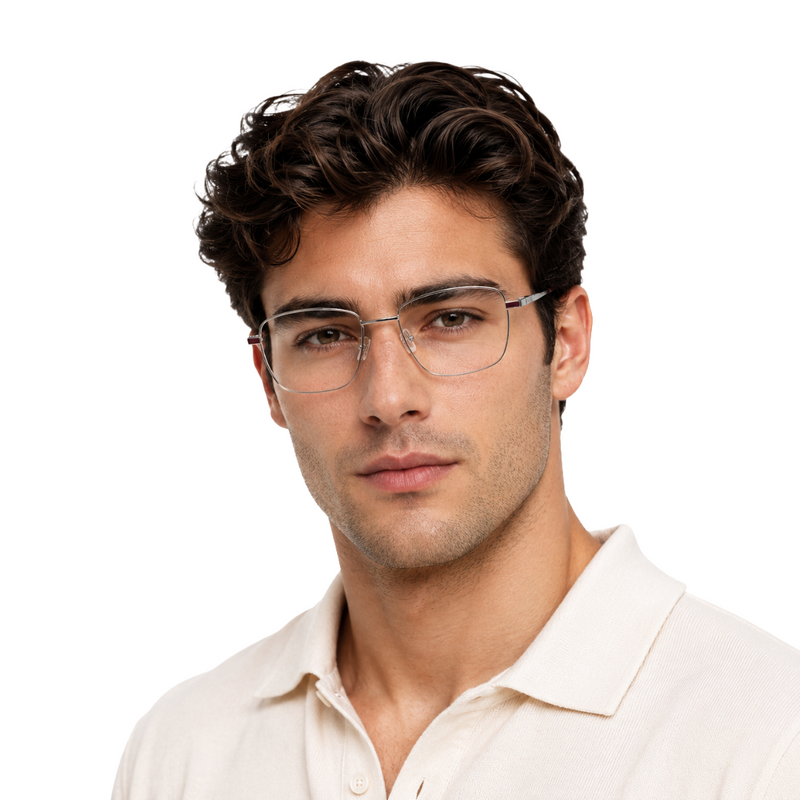 OS Solitude 15113 – Square Metal Eyeglasses by OS Solitude-zoom-