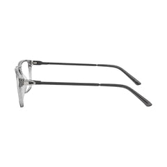 OS Sea Rock 006 full-rim rectangle optical frame in grey, side profile view