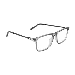 OS Sea Rock 006 full-rim rectangle optical frame in grey, angled view