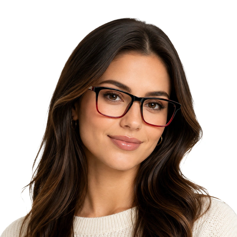 OS Sea Rock 008 | Wide Rectangle Eyeglasses | Acetate Frames-zoom-