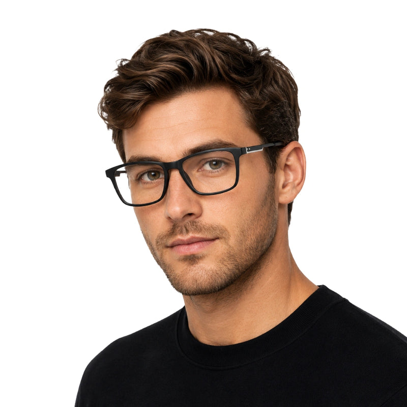 OS Sea Rock 008 | Wide Rectangle Eyeglasses | Acetate Frames-zoom-