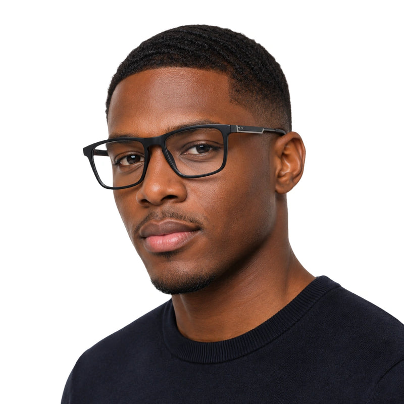 OS Sea Rock 008 | Wide Rectangle Eyeglasses | Acetate Frames-zoom-