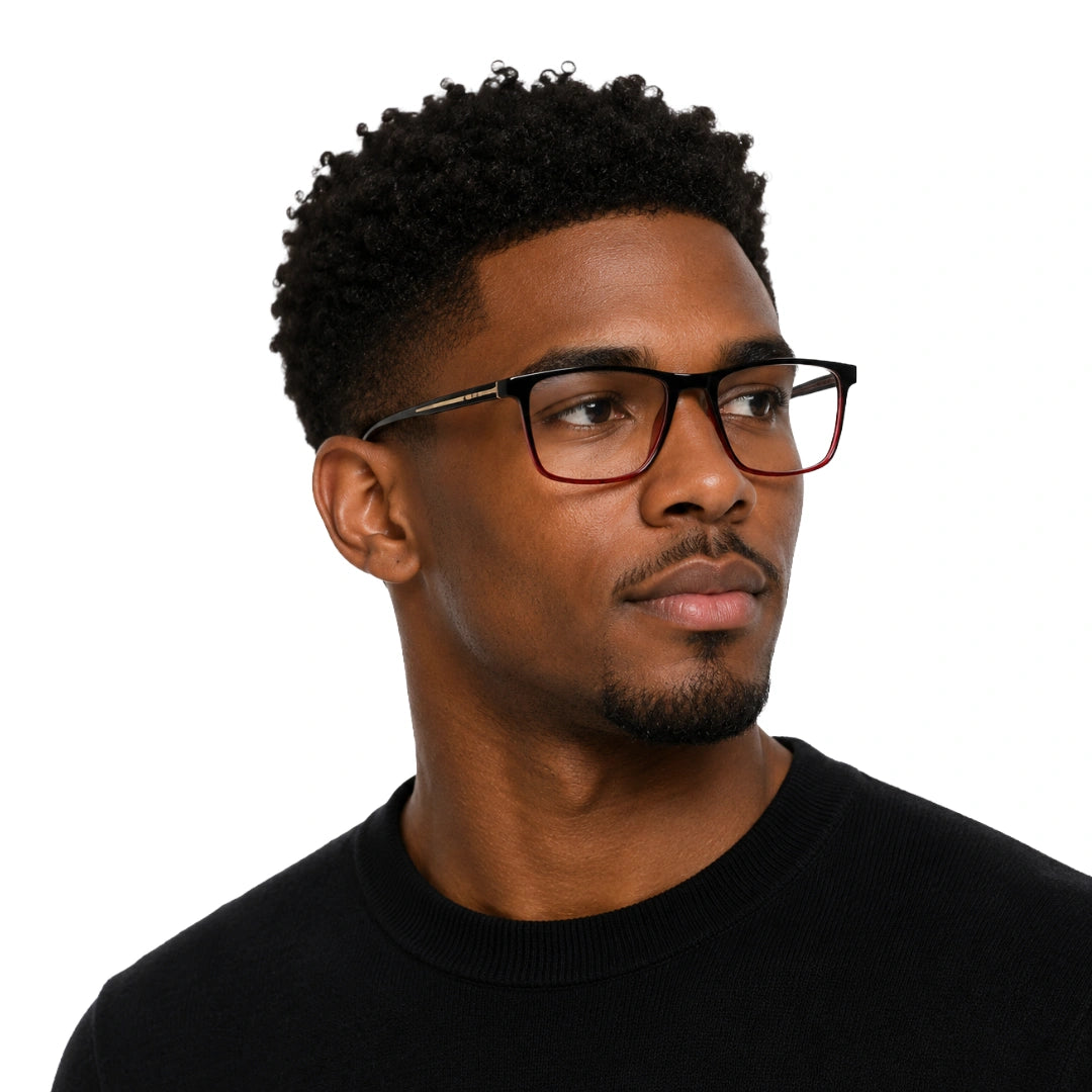 OS Sea Rock 009 | Wide Rectangle Eyeglasses | Lightweight Acetate Frames-zoom-7