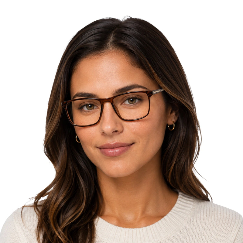 OS Sea Rock 009 | Wide Rectangle Eyeglasses | Lightweight Acetate Frames-zoom-