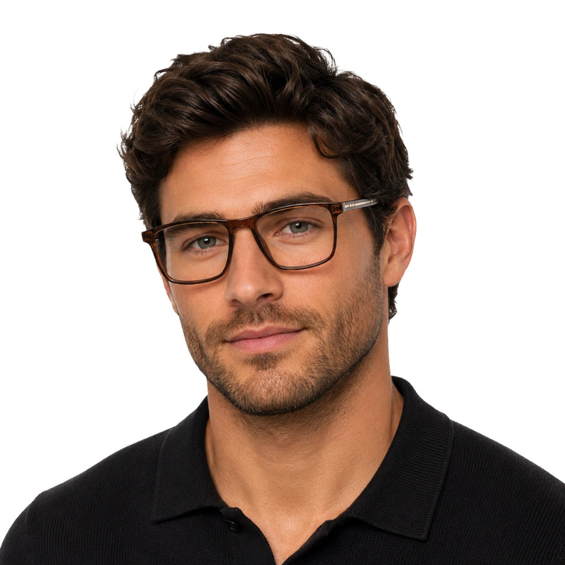 OS Sea Rock 009 | Wide Rectangle Eyeglasses | Lightweight Acetate Frames-zoom-