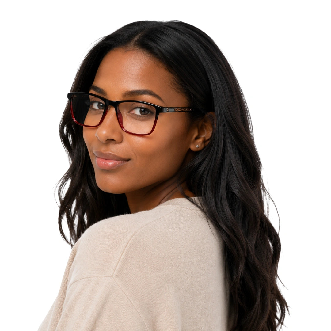 Wide Rectangular Prescription Eyeglasses | OS Sea Rock 010-zoom-17