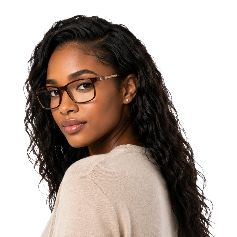 Wide Rectangular Prescription Eyeglasses | OS Sea Rock 010-zoom-