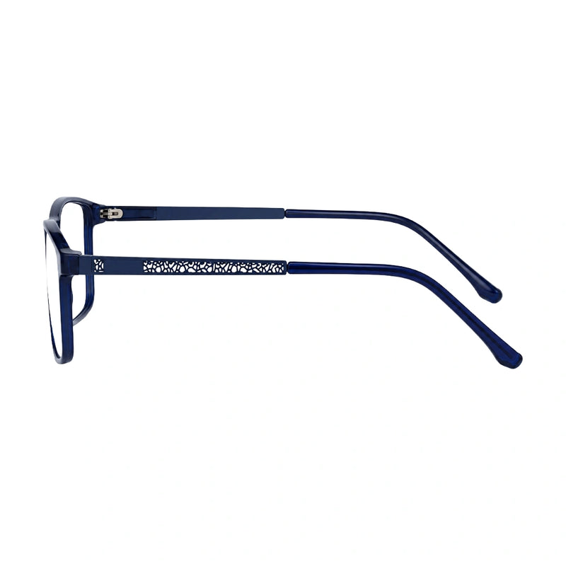 Wide Rectangular Prescription Eyeglasses | OS Sea Rock 010-zoom-