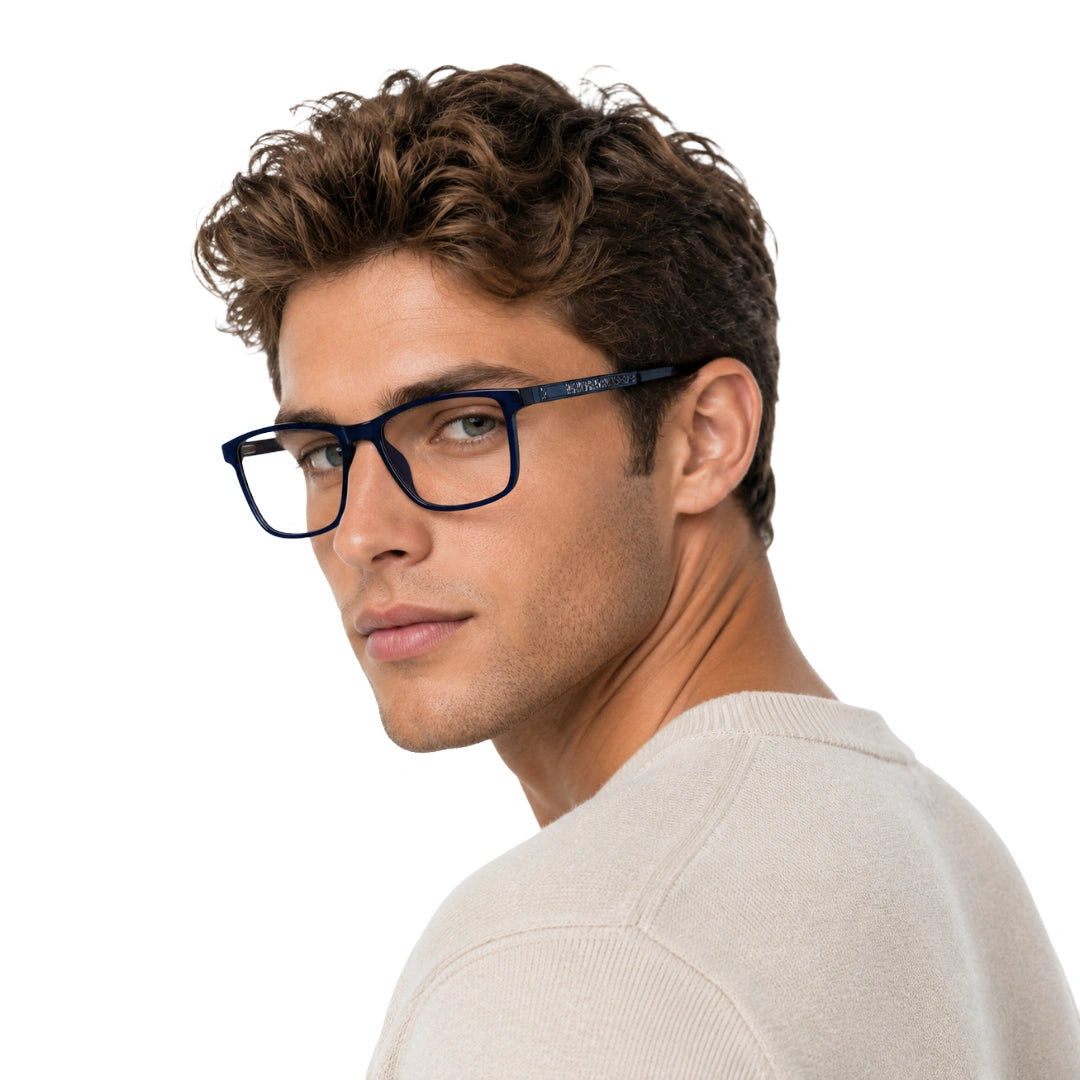 Wide Rectangular Prescription Eyeglasses | OS Sea Rock 010-7