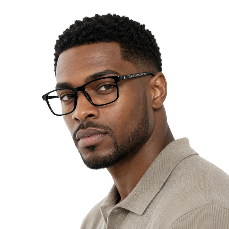 Wide Rectangular Prescription Eyeglasses | OS Sea Rock 010-zoom-