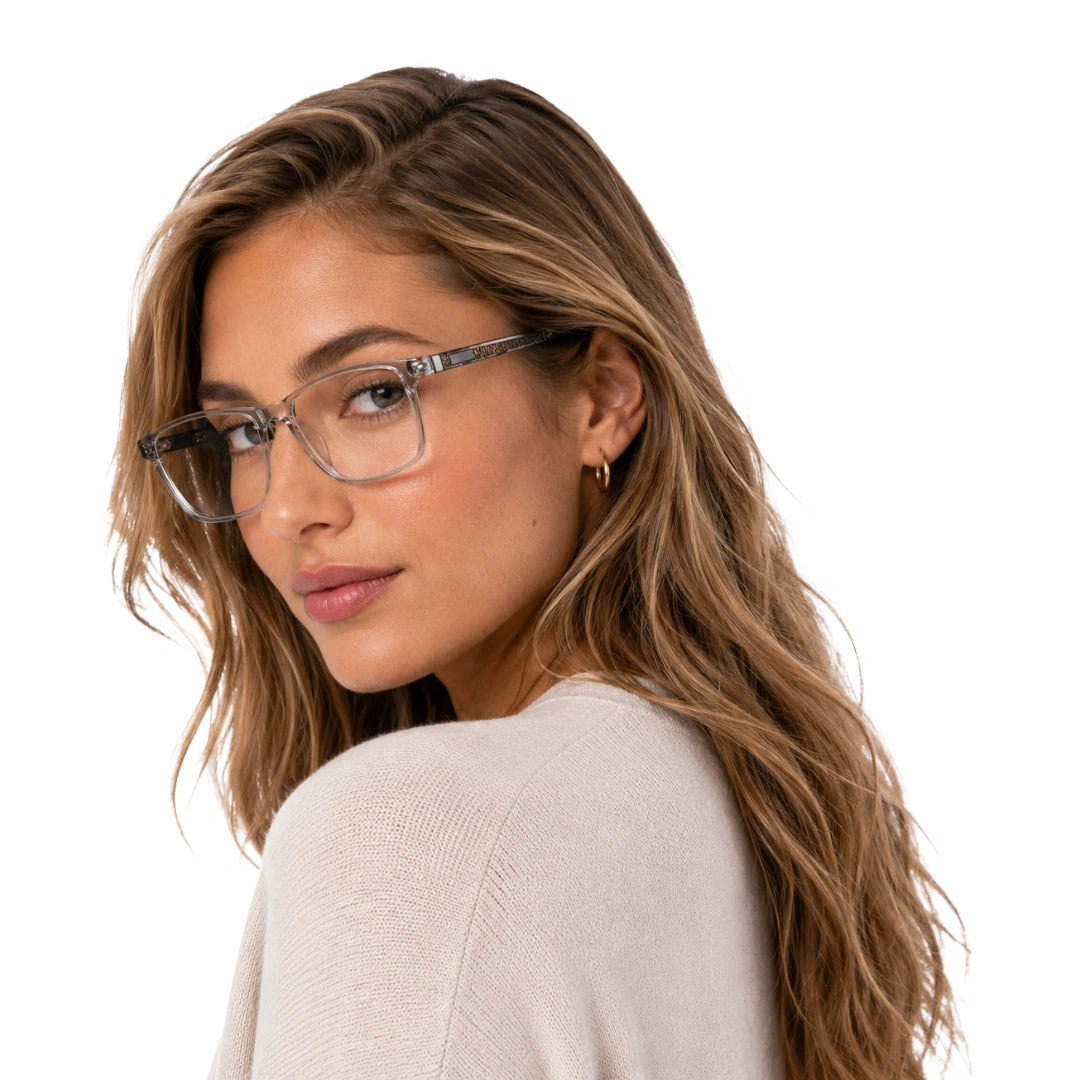 Wide Rectangular Prescription Eyeglasses | OS Sea Rock 010-42