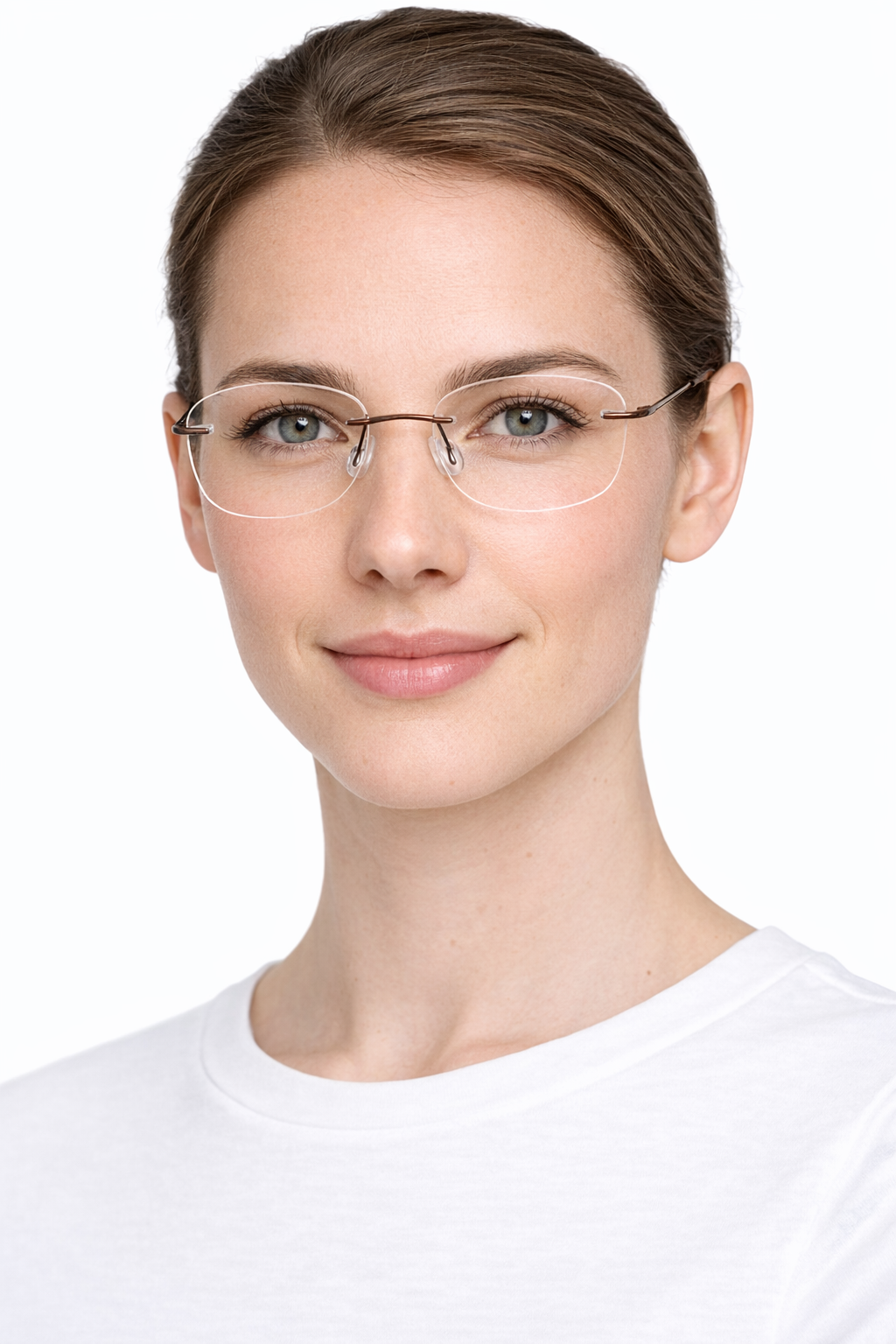 OS Fel High 3P 1003 Rimless Eyeglass Frame-7