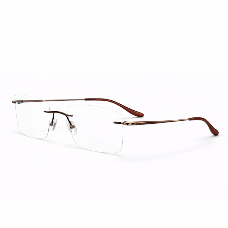 Rimless Titanium Eyeglasses