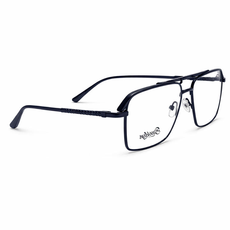 Brooklyn Square Navigator Eyeglasses - Classic Metal Frame-zoom-