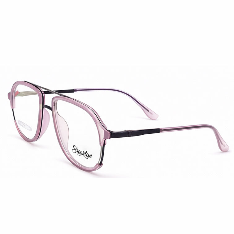 Brooklyn Aviator Navigator Eyeglasses - Premium Metal Frame-zoom-2