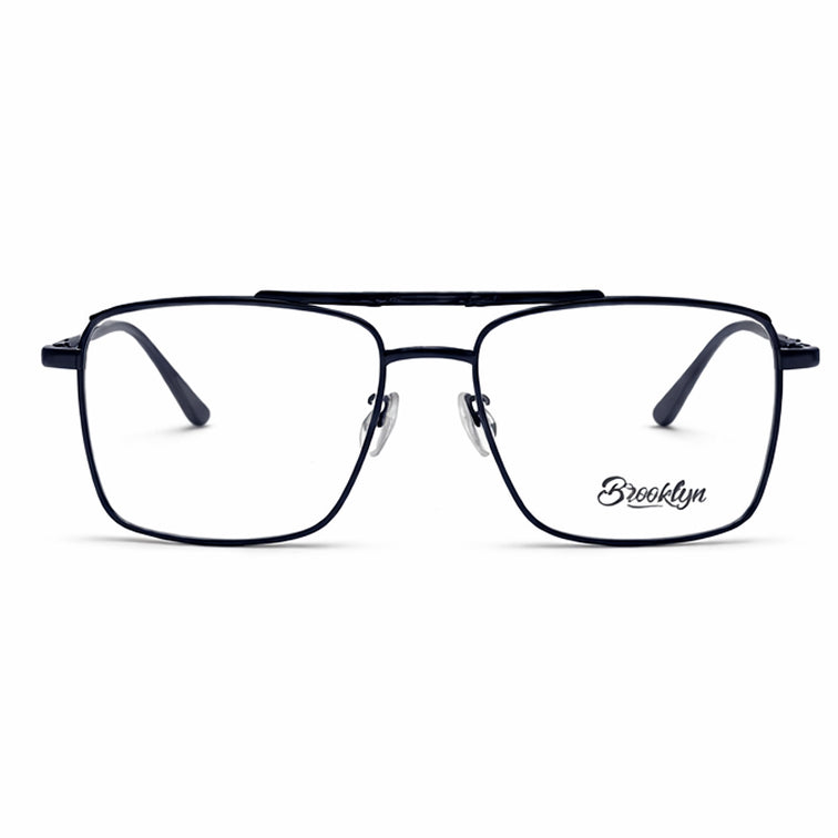 Brooklyn Square Navigator Eyeglasses - Classic Metal Frame