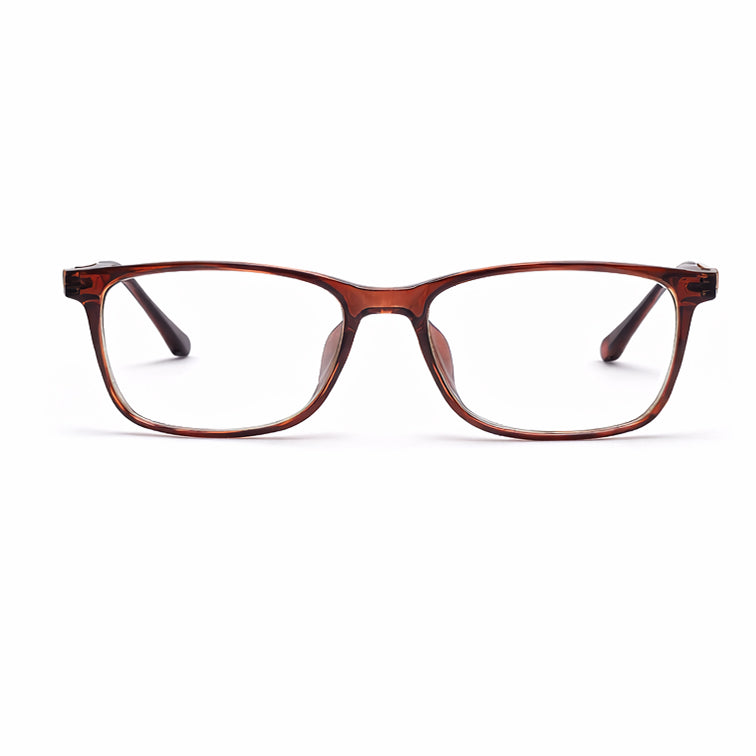 Classic Tortoise Frames with Gold Accents - Refined Rectangular Eyeglasses