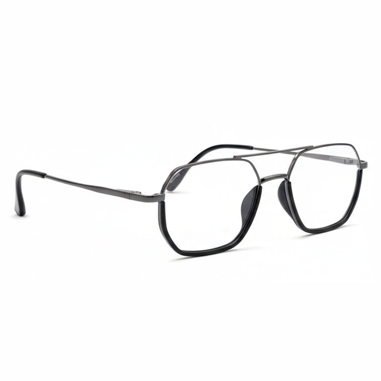 College Fashion - Double Bridge Navigator Eyeglasses-3
