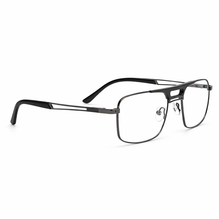 Brooklyn Executive Navigator Eyeglasses - Gunmetal Metal Frame-zoom-