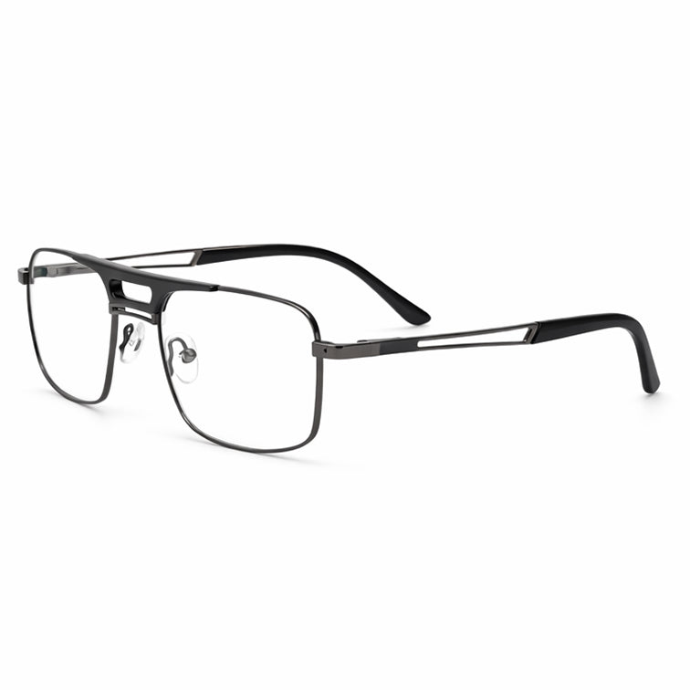 Brooklyn Executive Navigator Eyeglasses - Gunmetal Metal Frame-zoom-