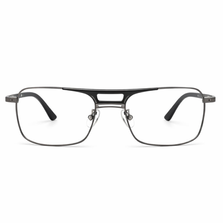 Brooklyn Executive Navigator Eyeglasses - Gunmetal Metal Frame-zoom-1