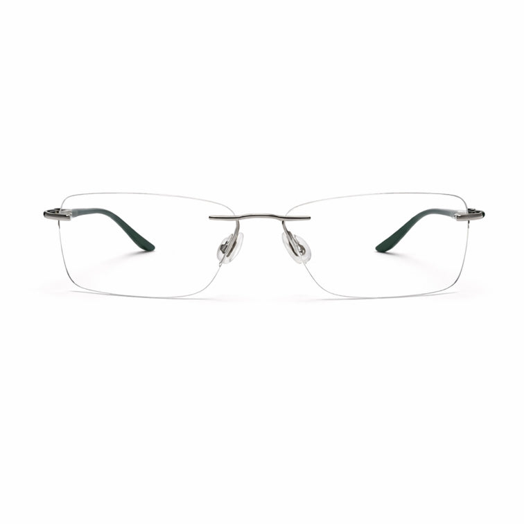 Minimalist Rimless Eyeglasses - Lightweight Titanium Frame-1