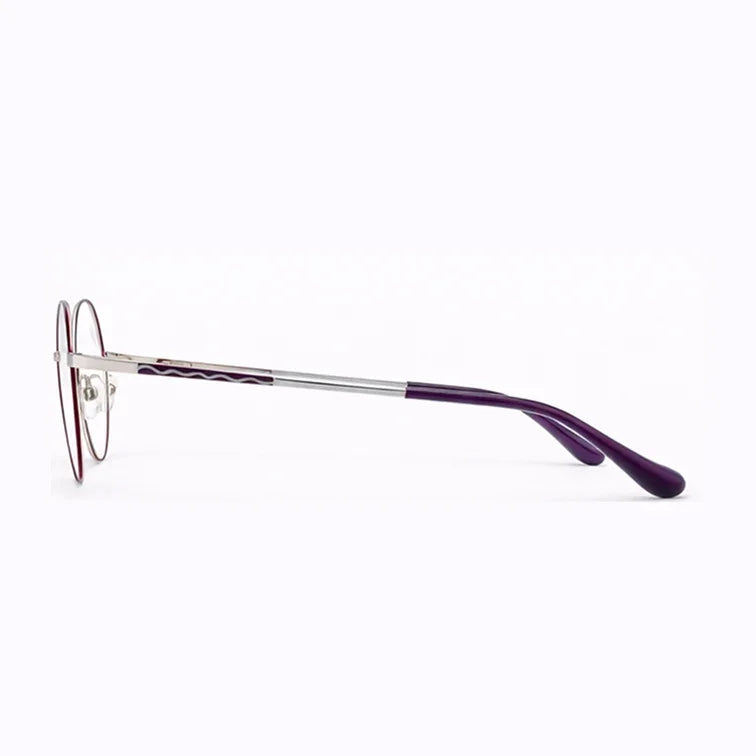 Round Prescription Eyeglasses - Black-5