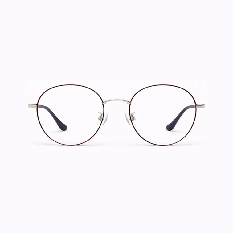 Round Prescription Eyeglasses - Black-zoom-1