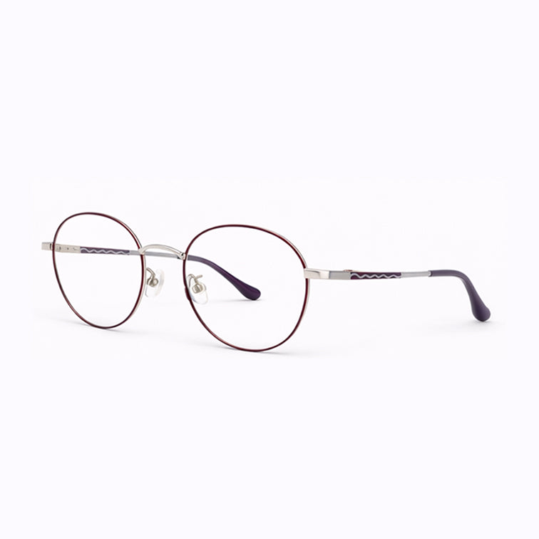 Round Prescription Eyeglasses - Black