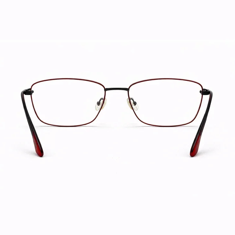 Rectangle Metal Frame Glasses-4