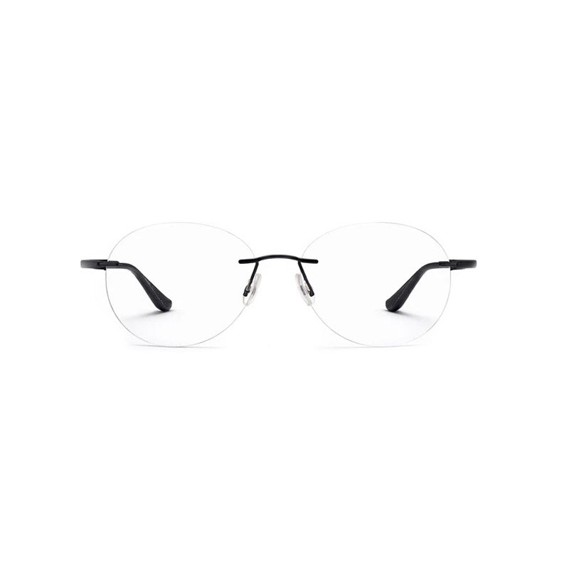 Rimless Round Titanium Eyeglasses