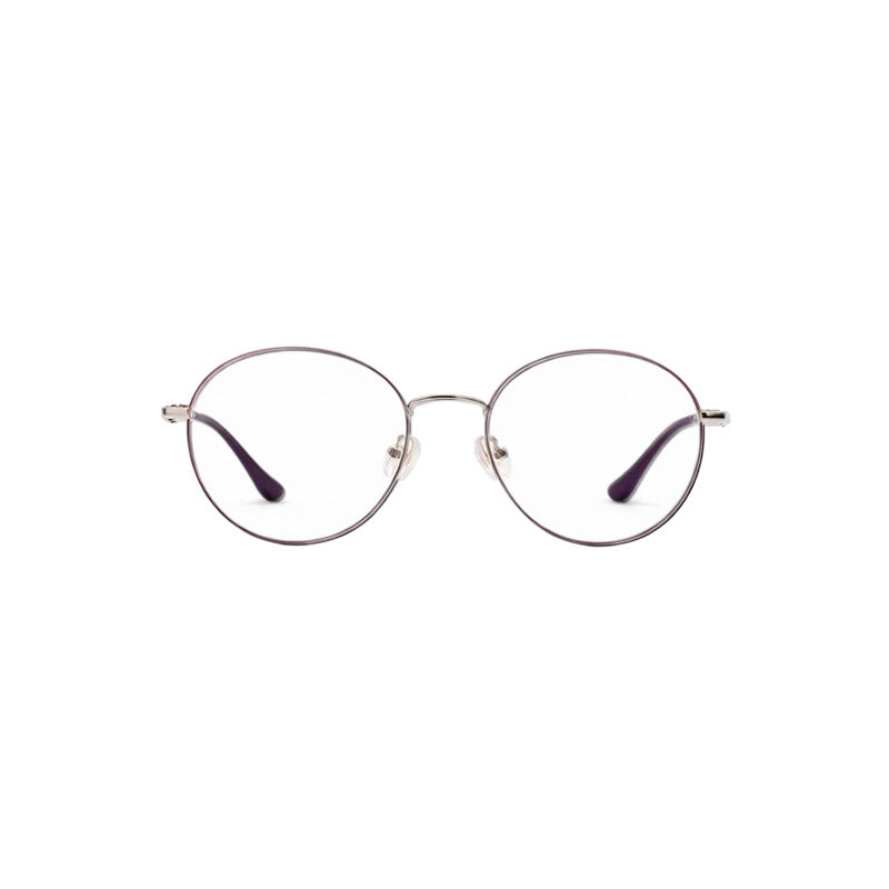 Round Prescription Eyeglasses - Brown Gold-1