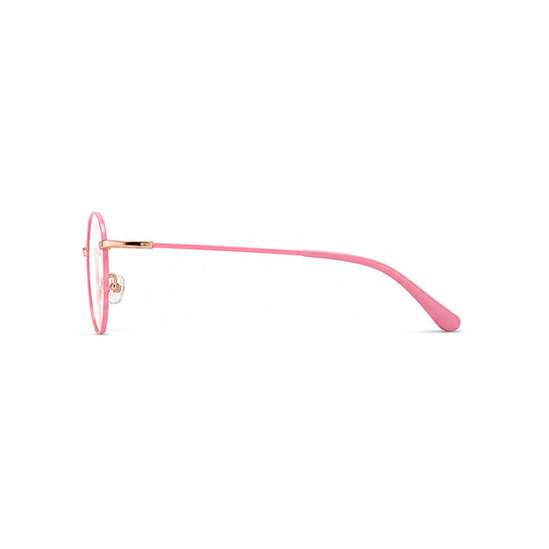 Solitude OS 15102 Round Prescription Eyeglasses | Pink | Unisex-4
