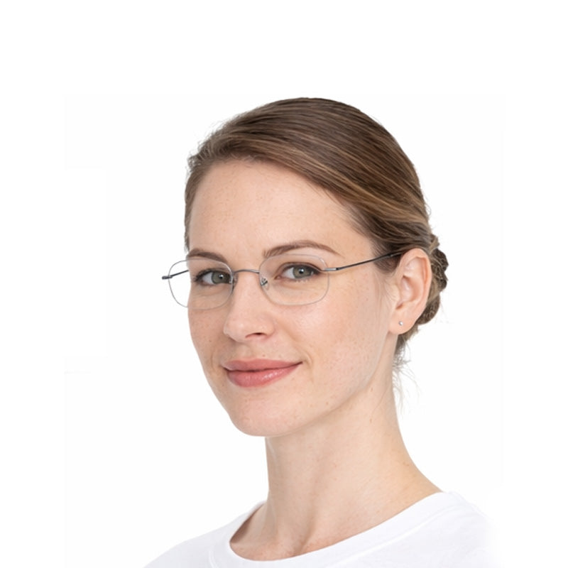 Classic Round Metal Eyeglasses – Solitude-zoom-