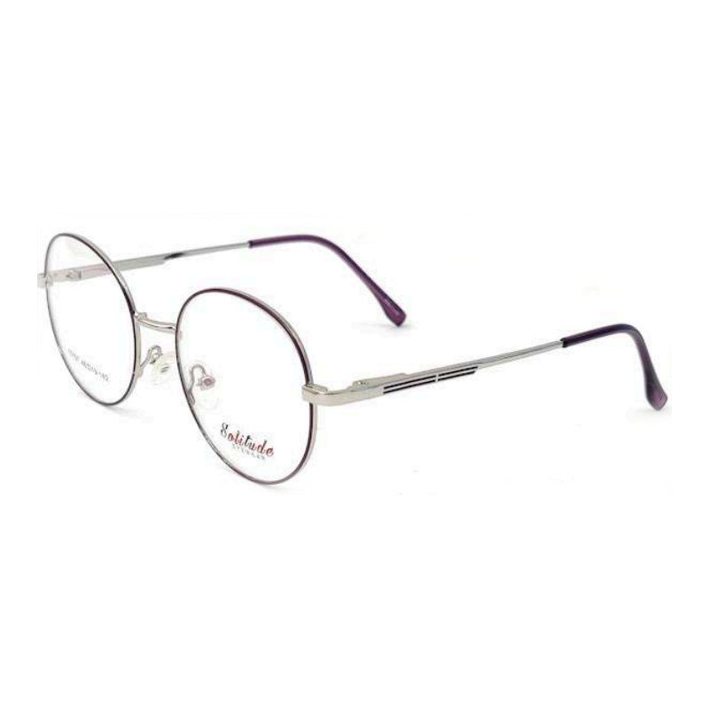 Classic Round Metal Eyeglasses – Solitude-zoom-2