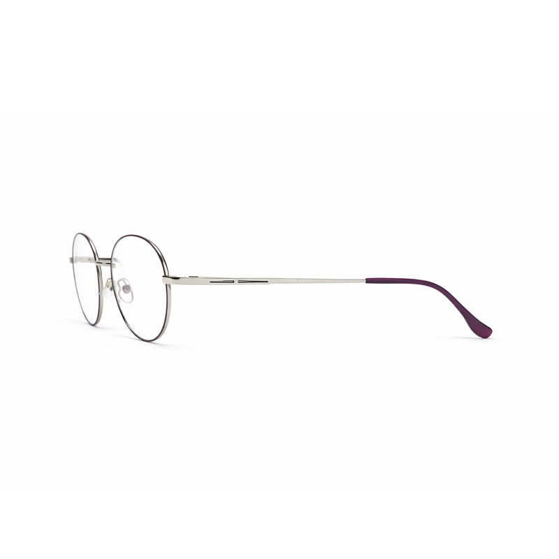 Classic Round Metal Eyeglasses – Solitude-zoom-4