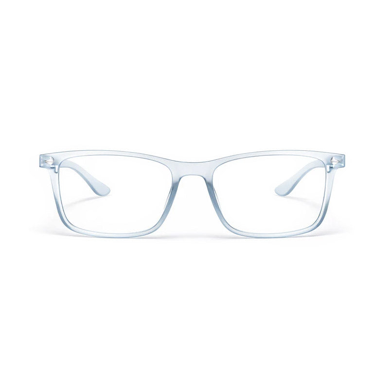 Transparent Rectangle Eyeglasses - Cool Tinted Frame