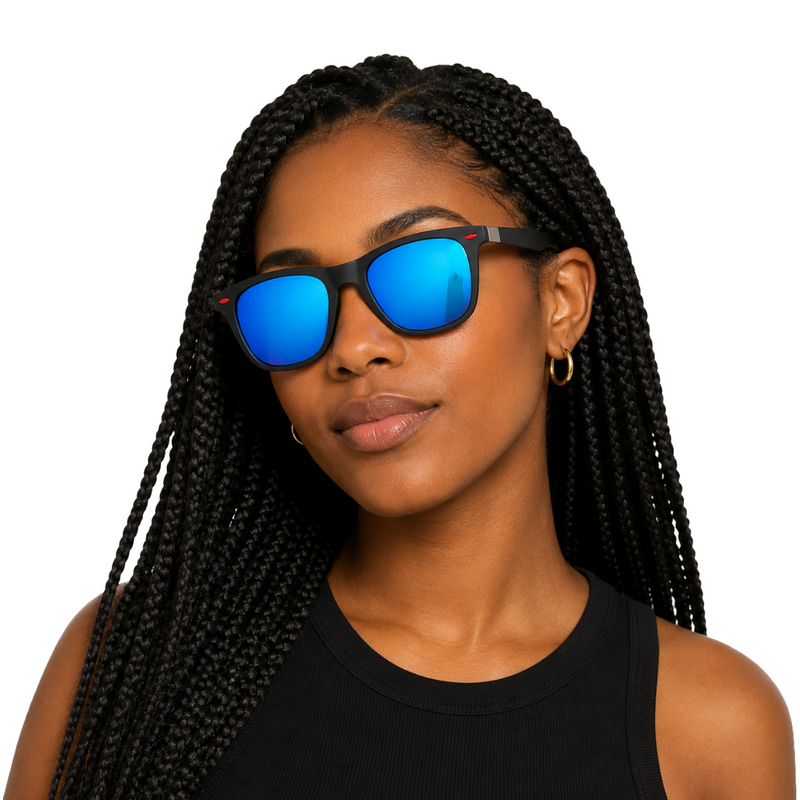 Lensmake | UV400 Square Polarized Sunglasses for Men & Women-zoom-
