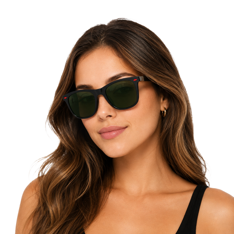 Lensmake | UV400 Square Polarized Sunglasses for Men & Women-zoom-