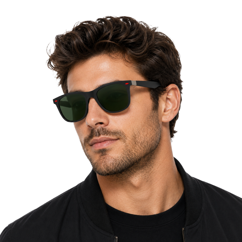 Lensmake | UV400 Square Polarized Sunglasses for Men & Women-zoom-