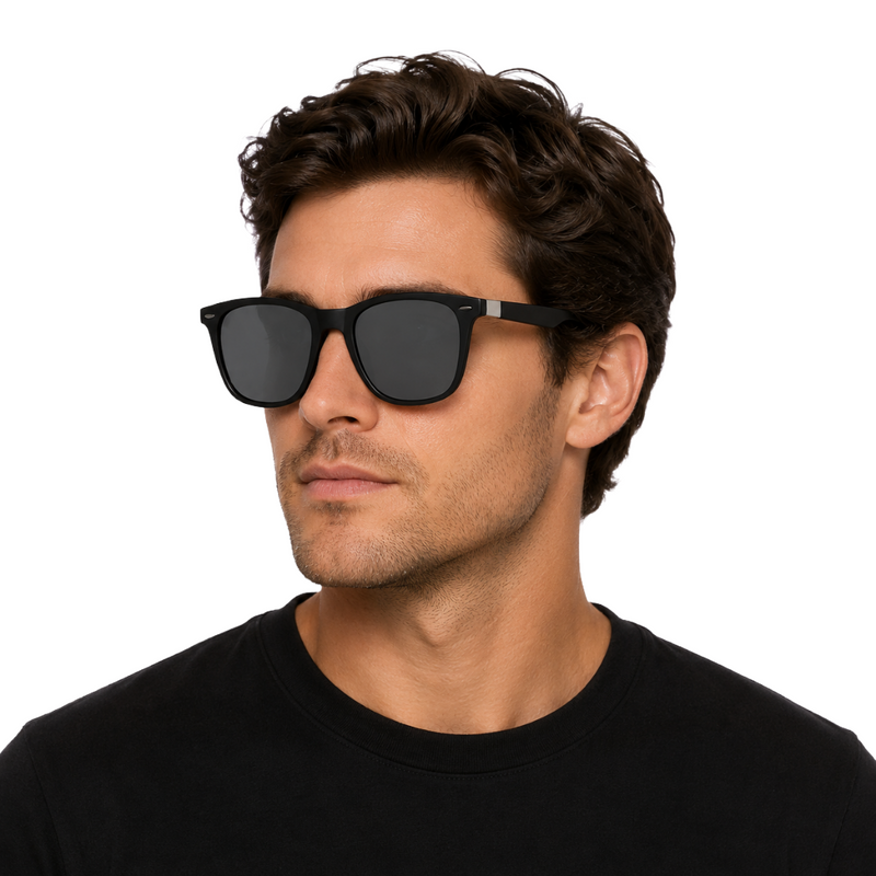 Lensmake | UV400 Square Polarized Sunglasses for Men & Women-zoom-