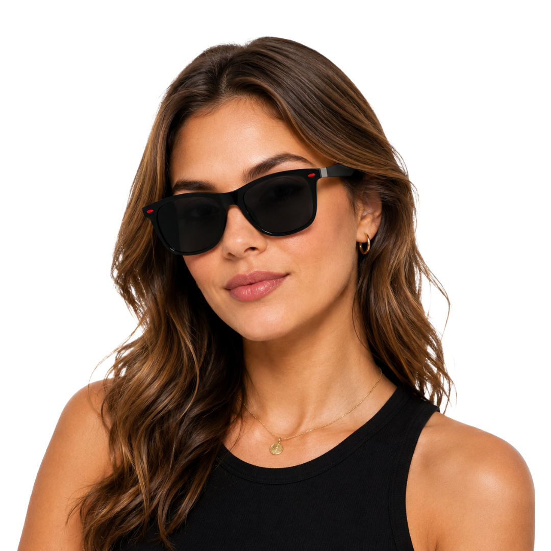 Lensmake | UV400 Square Polarized Sunglasses for Men & Women-6