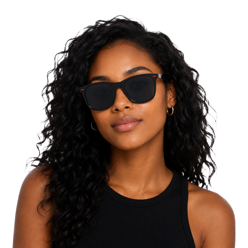 Lensmake | UV400 Square Polarized Sunglasses for Men & Women-zoom-