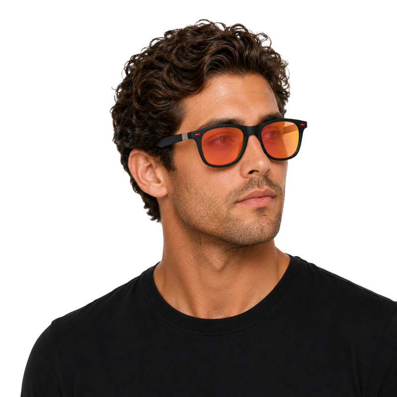 Lensmake | UV400 Square Polarized Sunglasses for Men & Women-zoom-