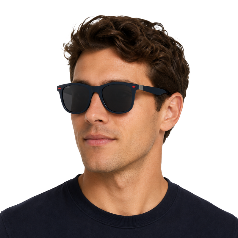 Lensmake | UV400 Square Polarized Sunglasses for Men & Women-zoom-