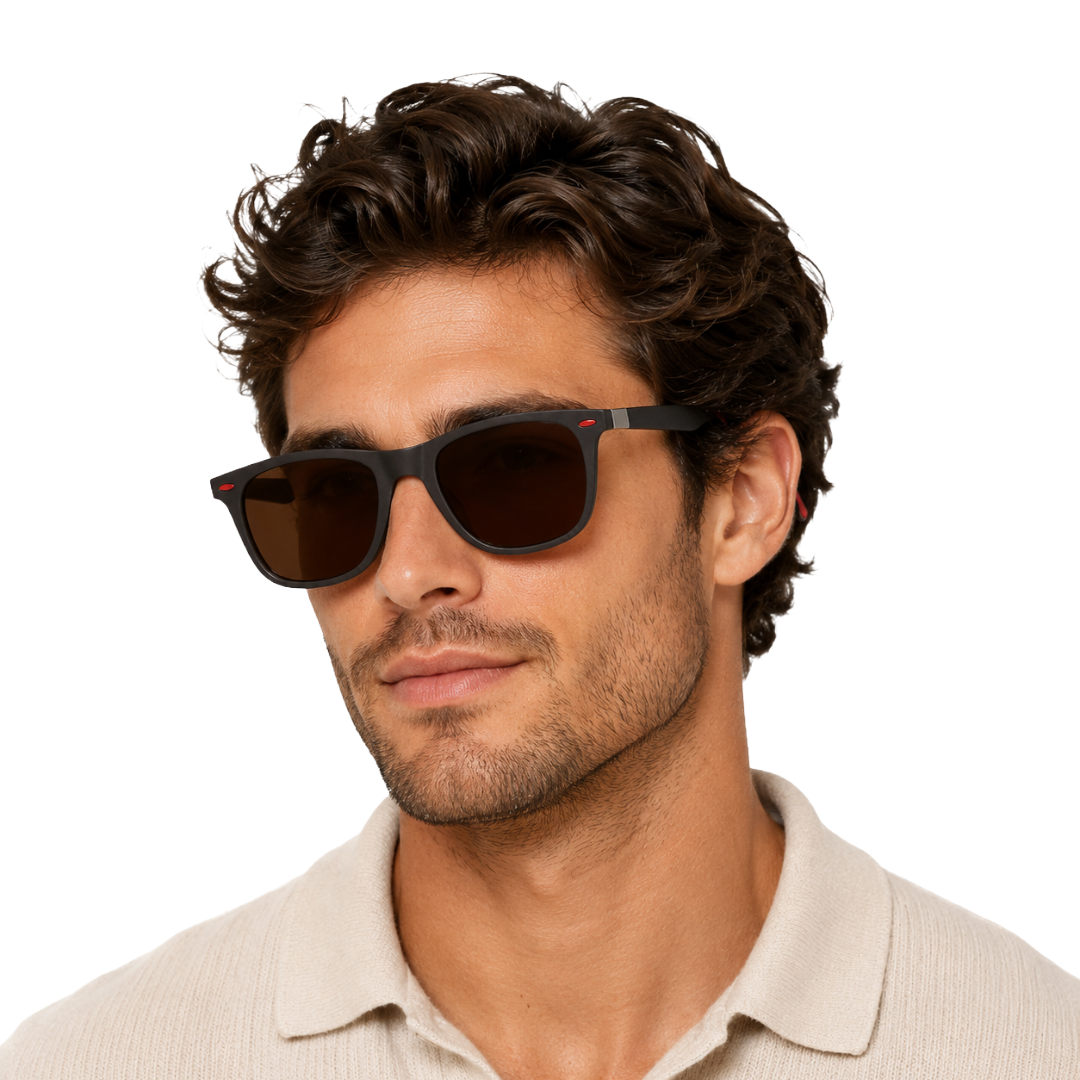 Lensmake | UV400 Square Polarized Sunglasses for Men & Women-52