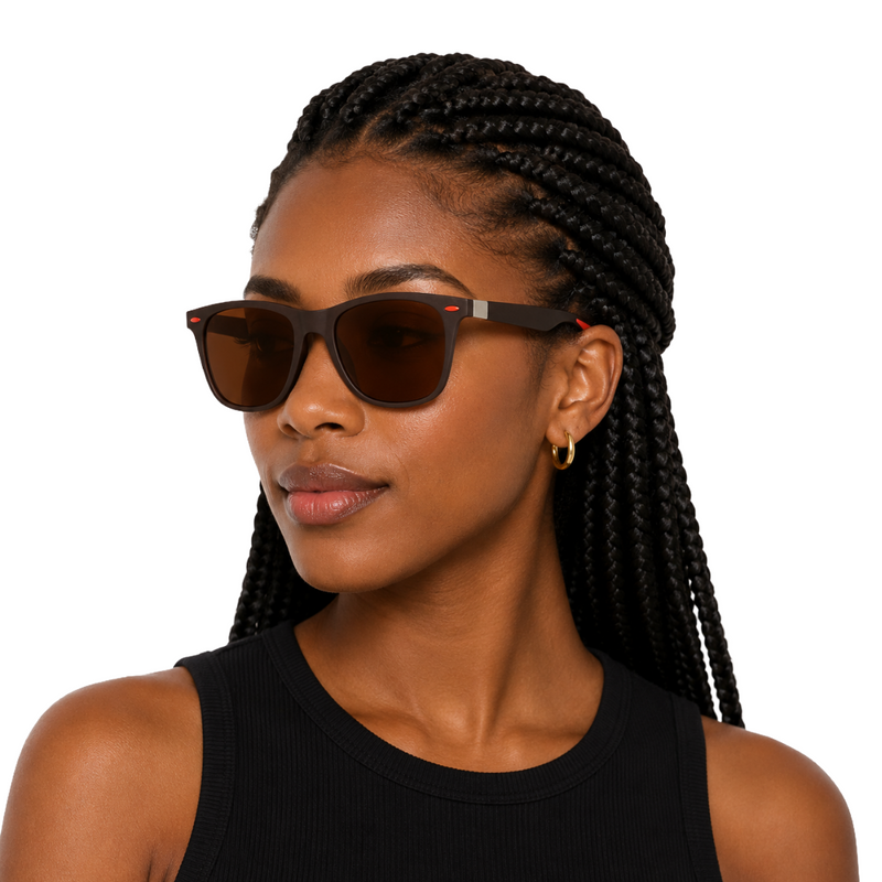 Lensmake | UV400 Square Polarized Sunglasses for Men & Women-zoom-