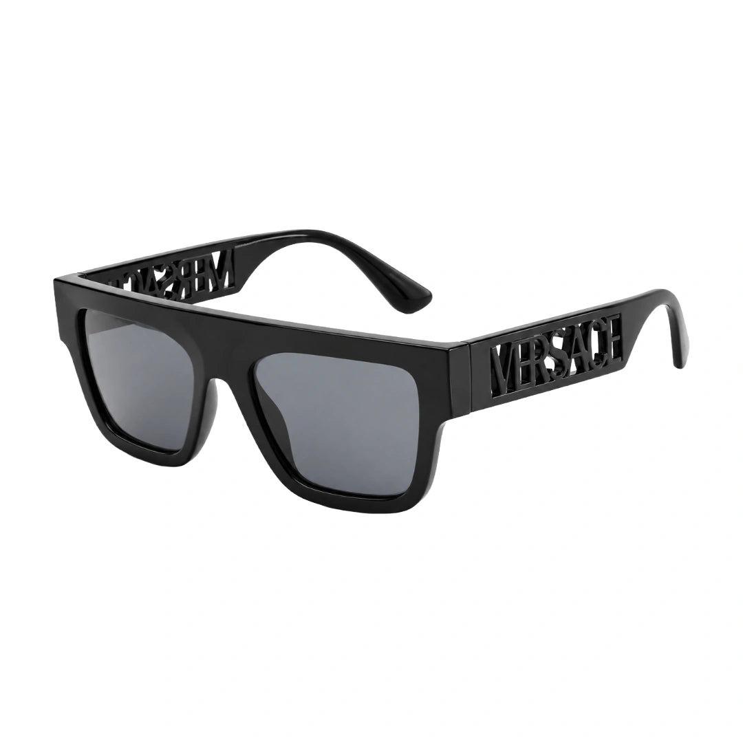 Versace VE4430U Black Rectangular Sunglasses
