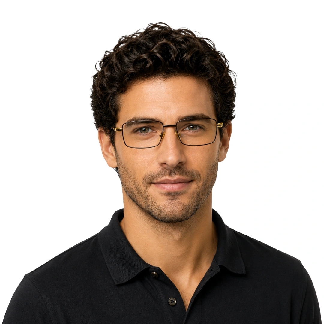 Zoe Miller ZM 7511 | Rectangular Dual-Tone Prescription Eyeglasses-7
