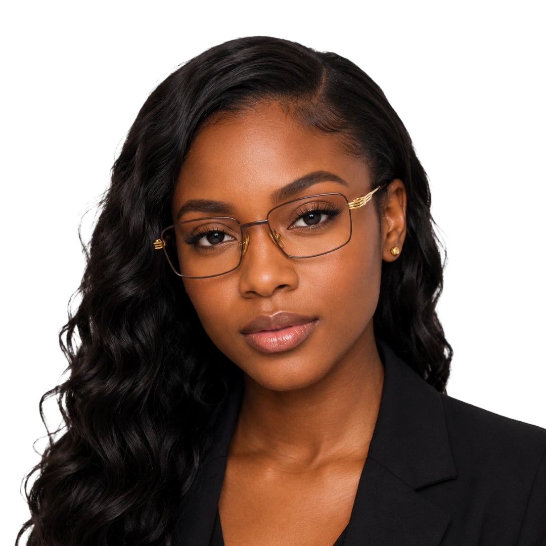Zoe Miller ZM 7511 | Rectangular Dual-Tone Prescription Eyeglasses-zoom-8